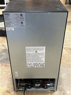 Galanz 3.3 cu ft One Door Mini Fridge, Estar, Stainless Steel Look Very  Good